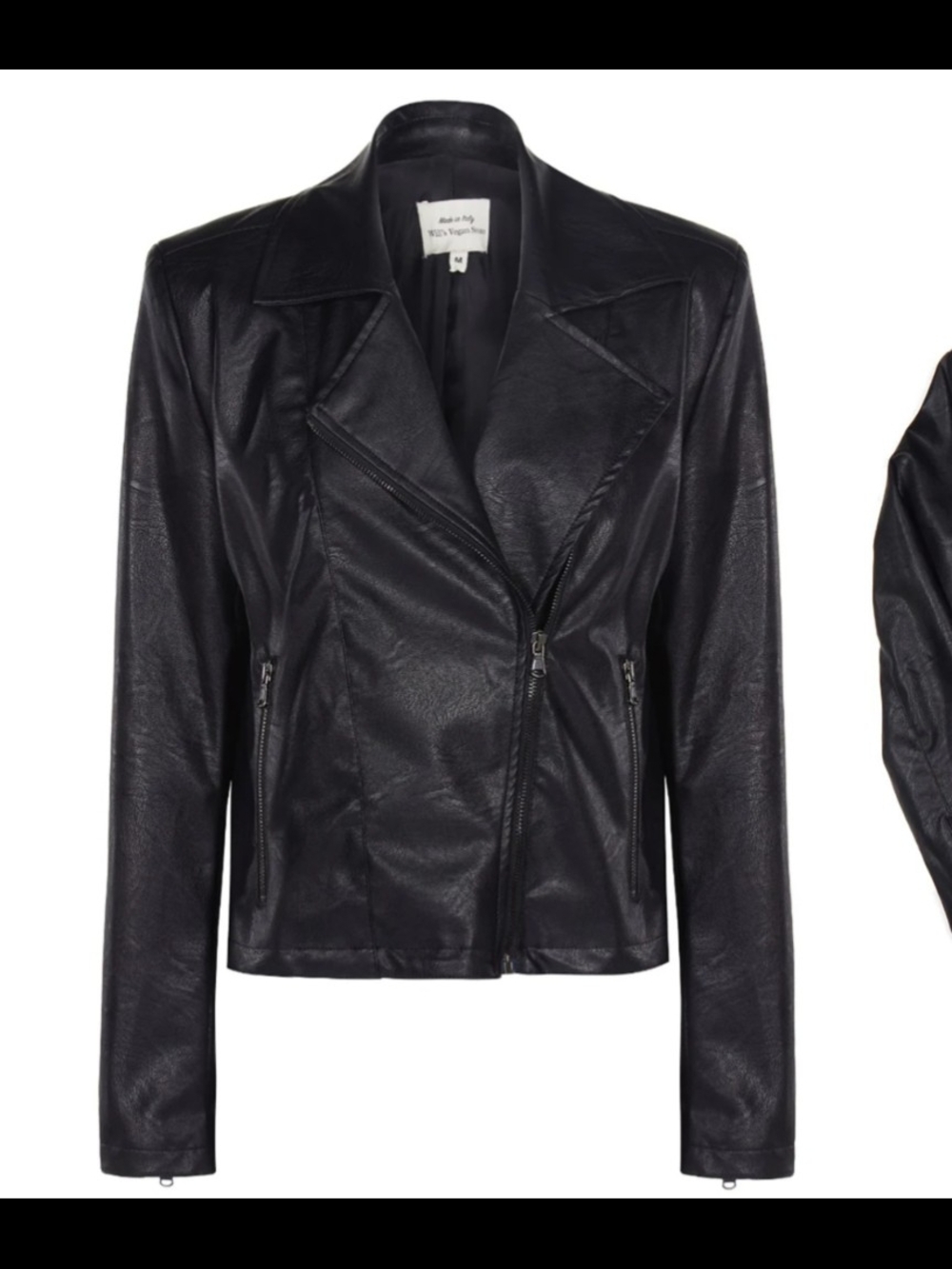 Black Vegan Leather Jacket
